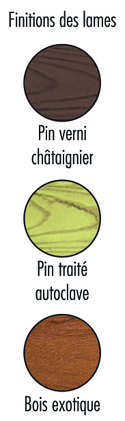 CORBEILLE ECO PIN DU NORD TRAITÉ AUTOCLAVE - 80 LITRES