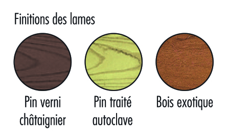 BANC PIEDS DOUBLE 195 CM PIN DU NORD VERNI COLORIS CHÂTAIGNIER