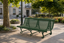 BANC TROUS CARRES 3 PIEDS 200 CM