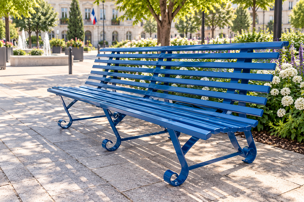 BANC SQUARE 3 PIEDS 195 CM