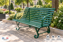 BANC SQUARE DUO 120 CM – AVEC ACCOUDOIRS