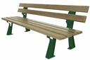 BANC RUSTIQUE 195 CM PIN DU NORD TRAITÉ AUTOCLAVE