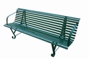 BANC SQUARE 2 PIEDS 195 CM – AVEC ACCOUDOIRS