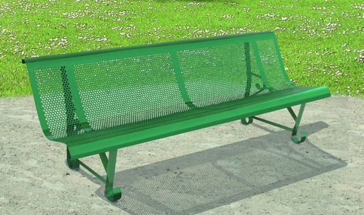[10340] BANC DECORATIF 2 PIEDS 200 CM